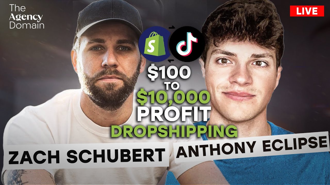 $100 to $10,000 PROFIT dropshipping on TikTok w/ Anthony Eclipse